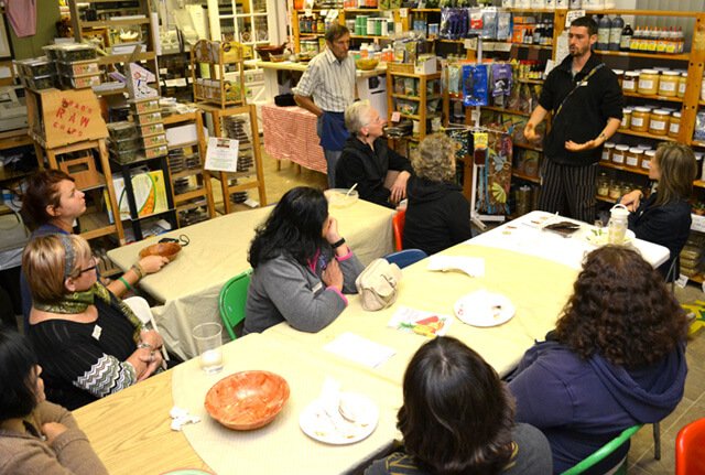 Joshua Duncan delivers a talk at Arnold's Way