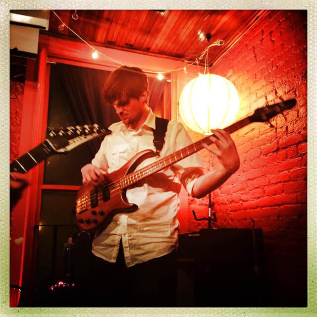 Joss Fossgreen plays bass with Tempest