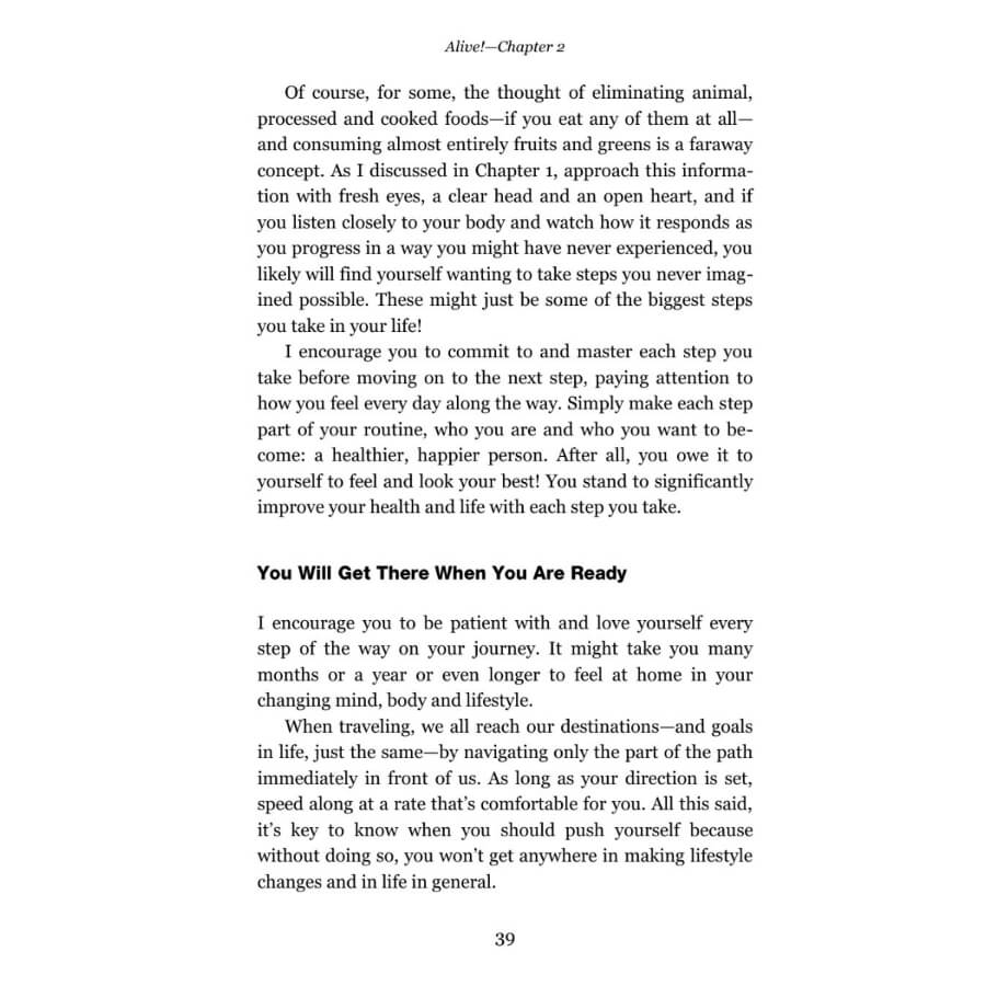 Alive by Brian Rossiter - page 39 - raw vegan guide - Fruit-Powered Store