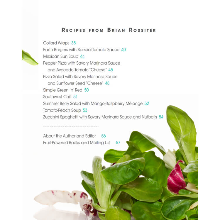 Main Courses, Salads and Soups: Mouthwatering Recipe Book Series by Brian Rossiter - table of contents 02 - Fruit-Powered Store