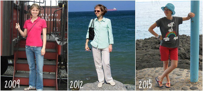 Eva Straub seen in photographs from 2009 to 2015