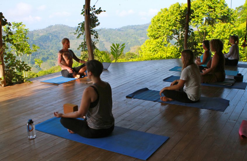 Yoga instructor - Chris Kendall - Farm of Life - health retreat - Fruit-Powered